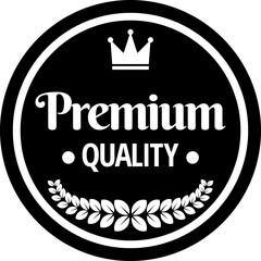 Premium quality badge vector for product