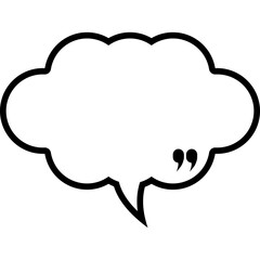 Bubble speech vector