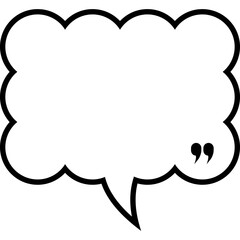 Bubble speech vector