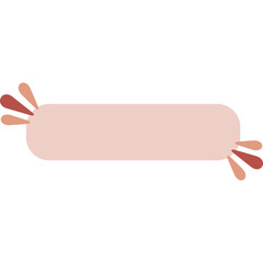 Aesthetic text box vector