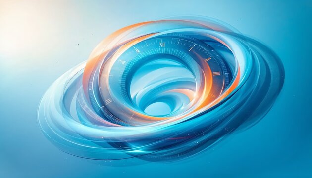 Abstract Speedometer in Swirling Motion