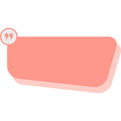 Aesthetic quotes box vector