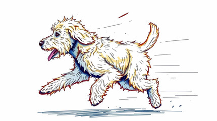 illustration of a dog