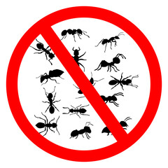 Silhouette or symbol prohibited ANTS
