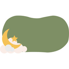 Quote box ramadhan vector