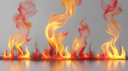 Blazing Fire in the Dark
