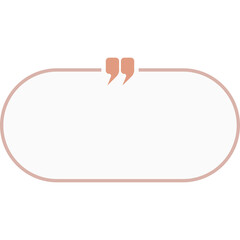 Quotes box, text box vector