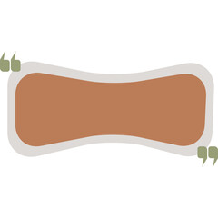 Quotes box, text box vector