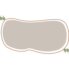 Quotes box, text box vector