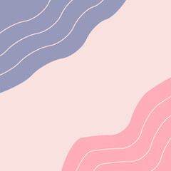 Aesthetic organic abstract colorful background vector