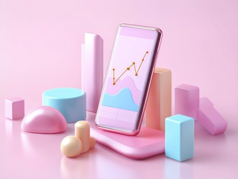 Stock Trading and Data Analysis in 3D with Mobile Technology and Search Engine Optimization Concepts