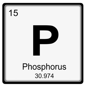 Periodic table of element: phosphorus 