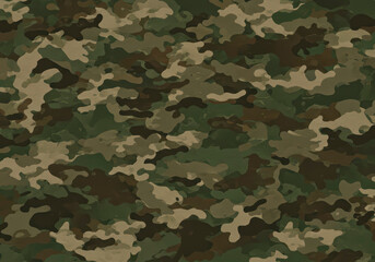 Detailed military camouflage fabric texture, perfect for backgrounds in army-inspired designs or outdoor projects