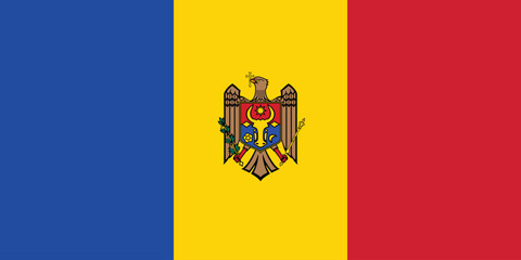 Moldova National Flag