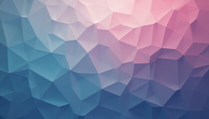 Obraz premium Geometric abstract background with pink and blue low poly design for modern graphics