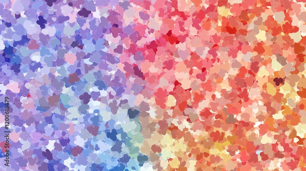 Poster abstract colorful pixelated gradient pattern design