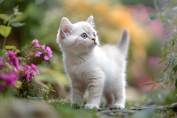 Obraz premium a cute cat.