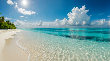 Beautiful sandy beach