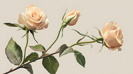 Obraz premium Vibrant Close Up of a Delicate Flower with Lush Green Stem Showcasing Intricate Petals and Natural Beauty in a Soft Light Atmosphere Capturing Nature's Elegance