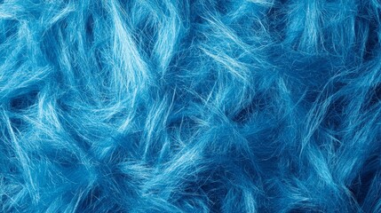 Obraz premium A vivid abstract image of textured blue fibers interwoven into a dynamic and visually striking modern composition, full of depth and movement. 