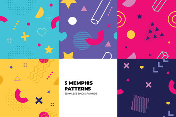 Memphis Background Set