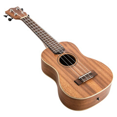 Naklejka premium Classic Wooden Ukulele Acoustic String Instrument , transparent background PNG