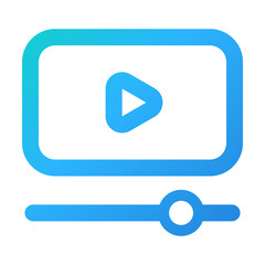 Play icon vector illustration style