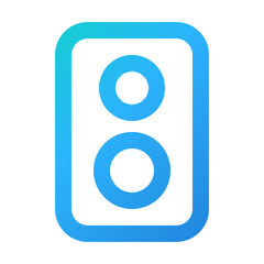 speaker icon vector illustration style