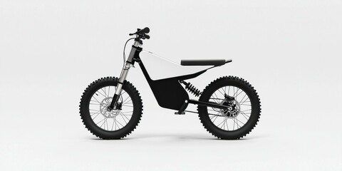 Sleek electric motorbike design. AI.