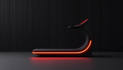 digital fitness workouts. A futuristic treadmill providing live updates on pace, heart rate, and calorie burn during a run, digital fitness, performance-driven training
