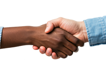 closeup or handshake for agreement, partnership or cooperation.