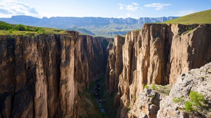 Arid Canyon Landscape