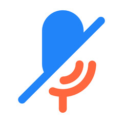 microphone icon vector illustration style