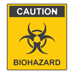 radioactive material flat symbol