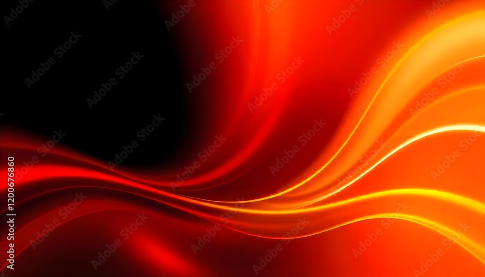 Aufkleber abstract background with black, brown, red, amber, yellow, gold, and white. gradient blend with flui