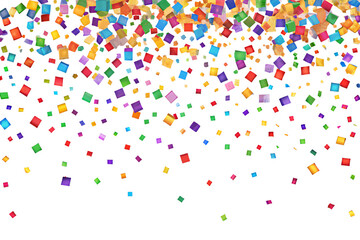 confetti on white