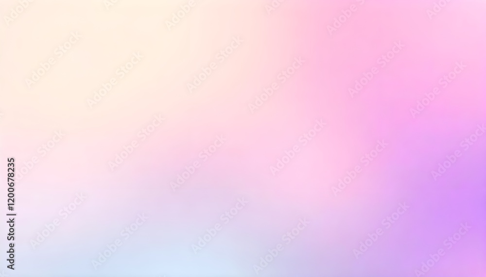 Poster an abstract color gradient background featuring soft pastel hues, with a smooth gradation texture
