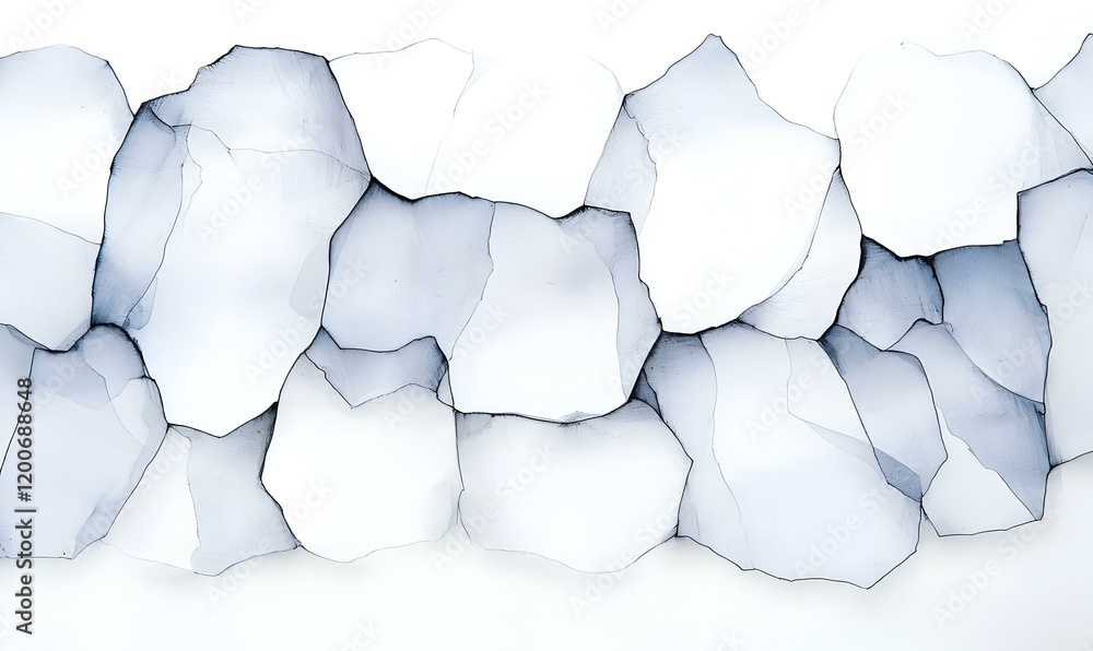 Aufkleber abstract ink drawing showcasing intricate patterns, delicate shading, and fluid lines, evoking a sen