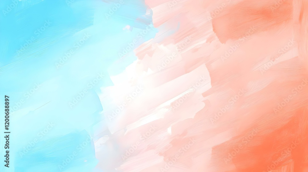Poster muted harmony, an abstract watercolor showcasing soft tones blending seamlessly, evoking tranquility