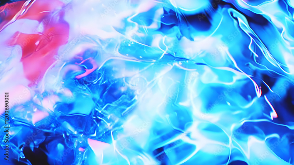 Poster abstract blue and pink fluid background creates a dynamic and vibrant visual experience