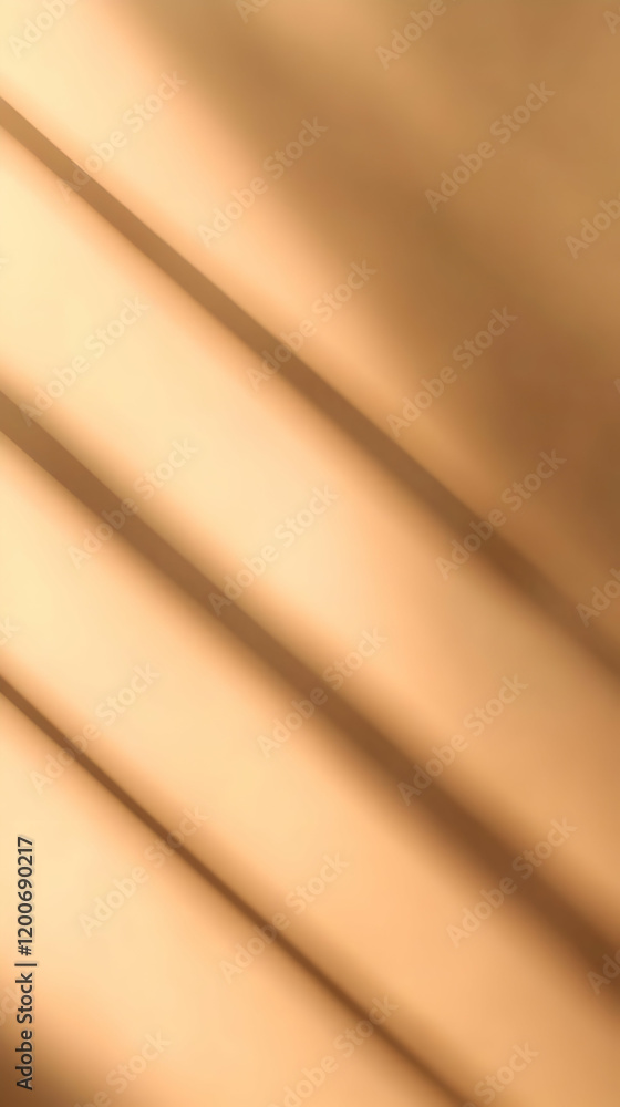Poster abstract background with soft gold lines creates a smooth and elegant design.