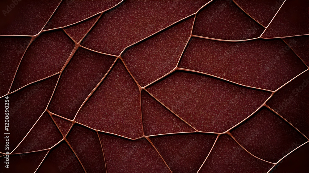Aufkleber abstract maroon background with geometric lines intersecting creatively and seamlessly