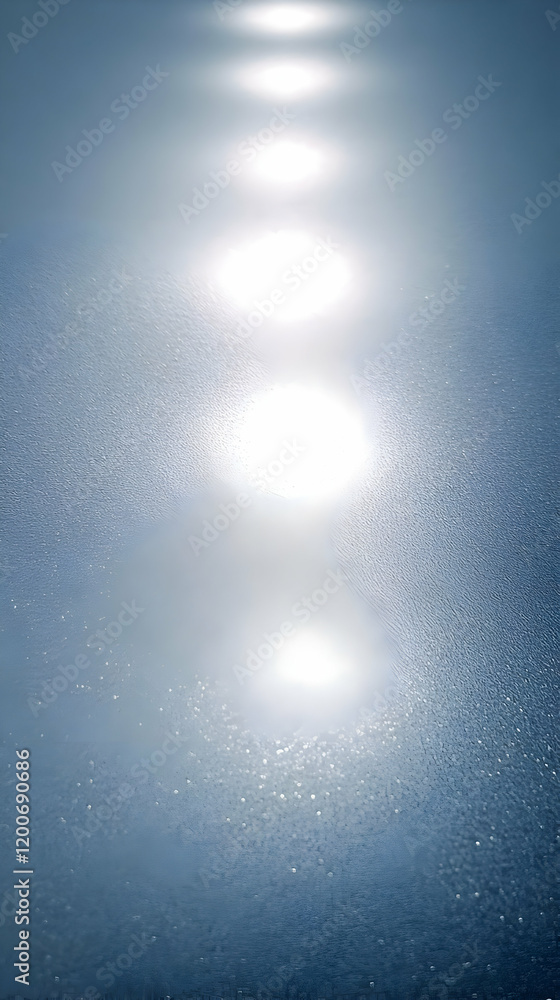 Poster abstract background with glowing lights reflecting beautifully on a textured surface with sparkles