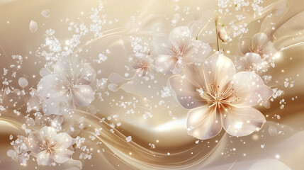 Luxury flower wallpaper background