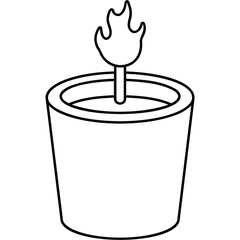 Scented Candle Icon