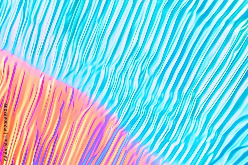 Poster abstract background displays vibrant colors and fluid lines in a dynamic composition.