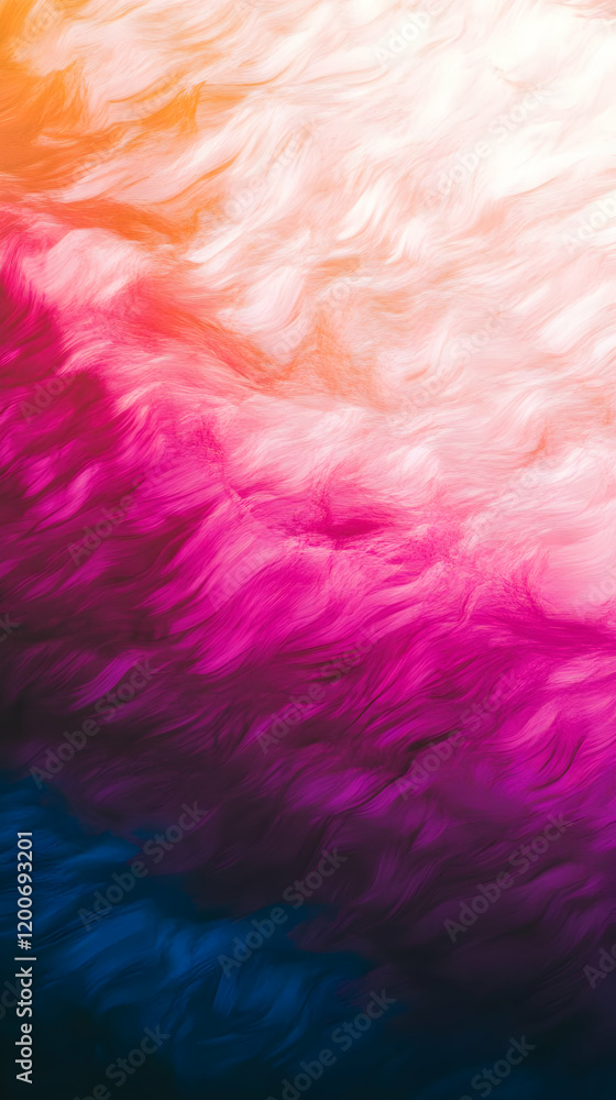 Poster abstract background flows with vibrant colors smoothly in a gradient pattern