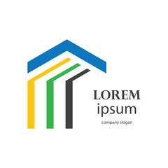 simple and elegant housing logo design