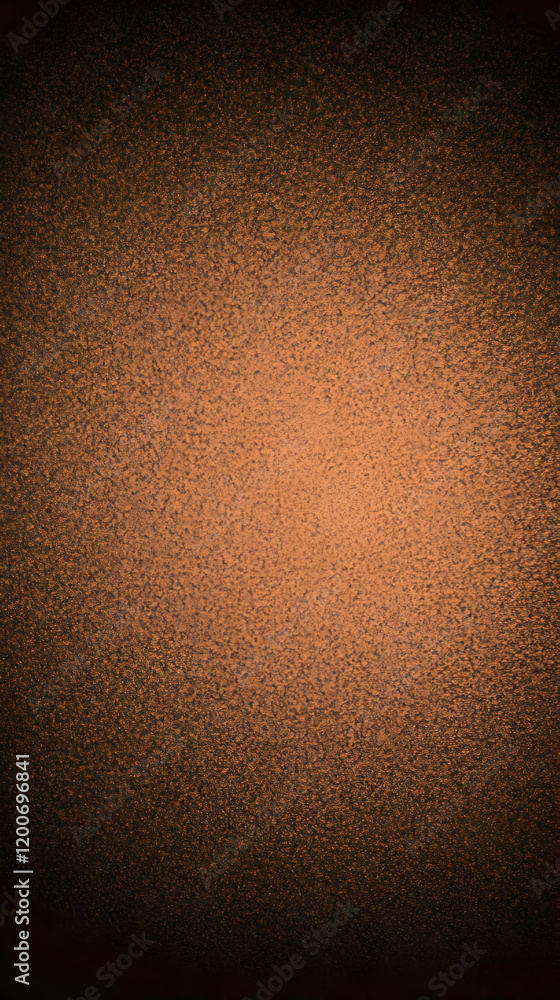 Poster textured background shows rough surface with gradient brown and dark edges design