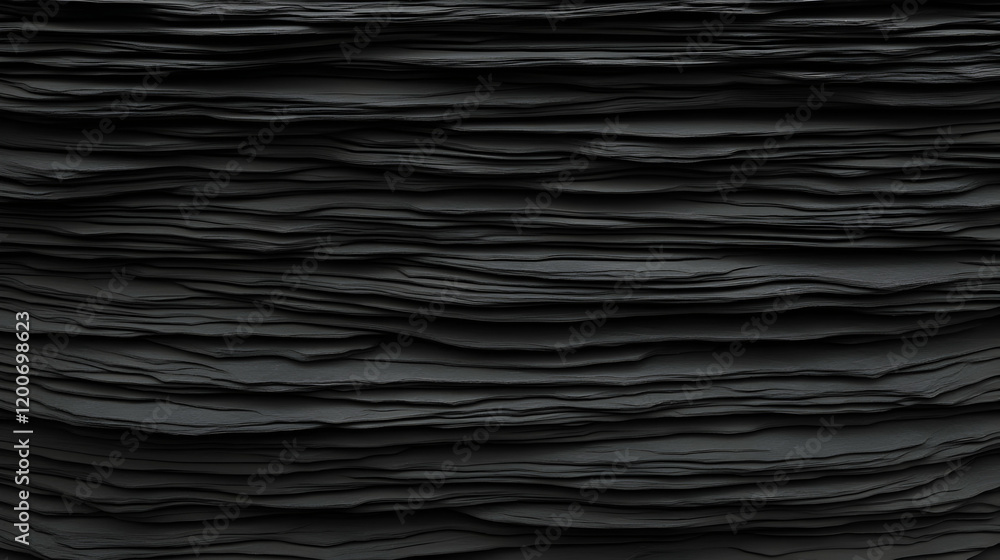 Poster dark grey textured stone layers form an abstract background with subtle lighting and shadows.